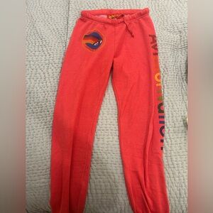 AVIATOR NATION SWEATPANTS - RED